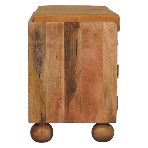 Artisan - Shutter Oak-Ish Shoe Rack With 2 Drawers