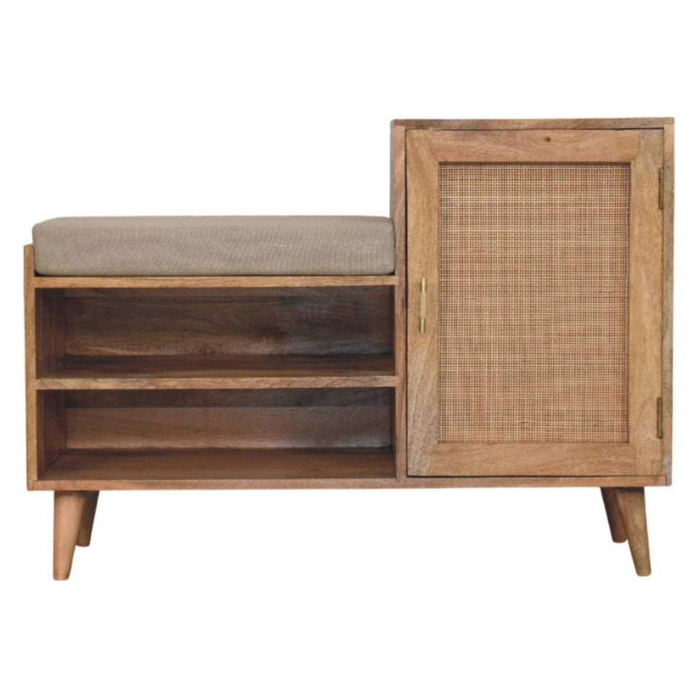 Artisan - Larissa 2 Slot Oak-Ish Bench Unit