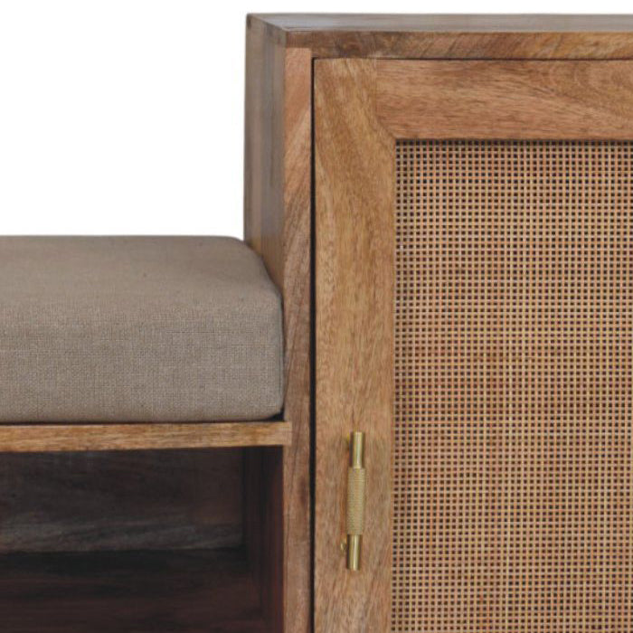 Artisan - Larissa 2 Slot Oak-Ish Bench Unit