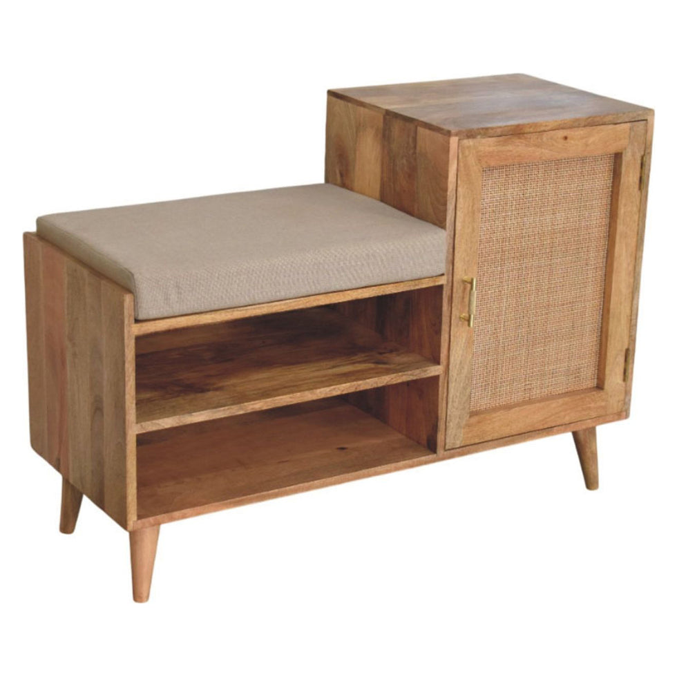 Artisan - Larissa 2 Slot Oak-Ish Bench Unit