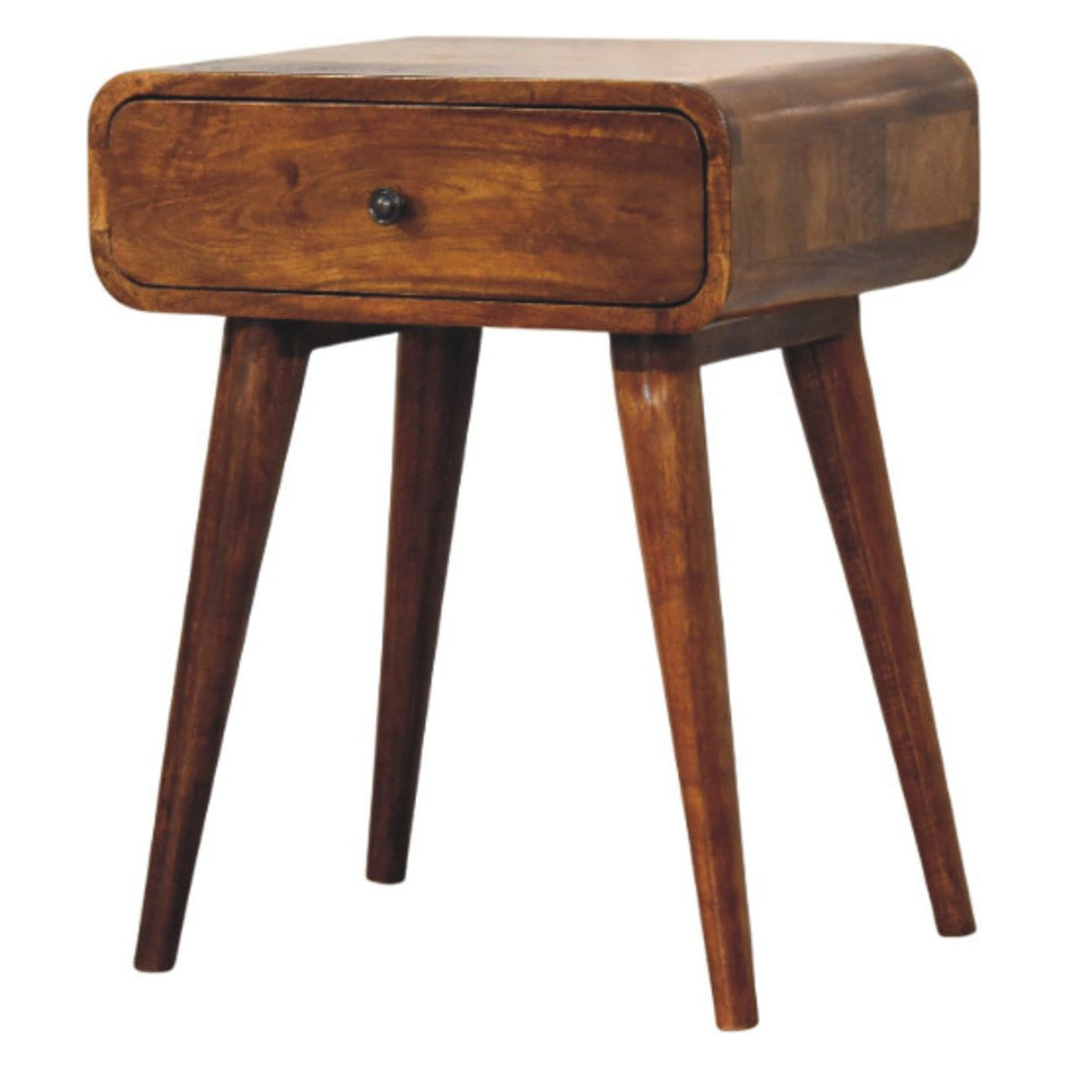 Artisan - Avora Chestnut Nightstand With 1 Drawer