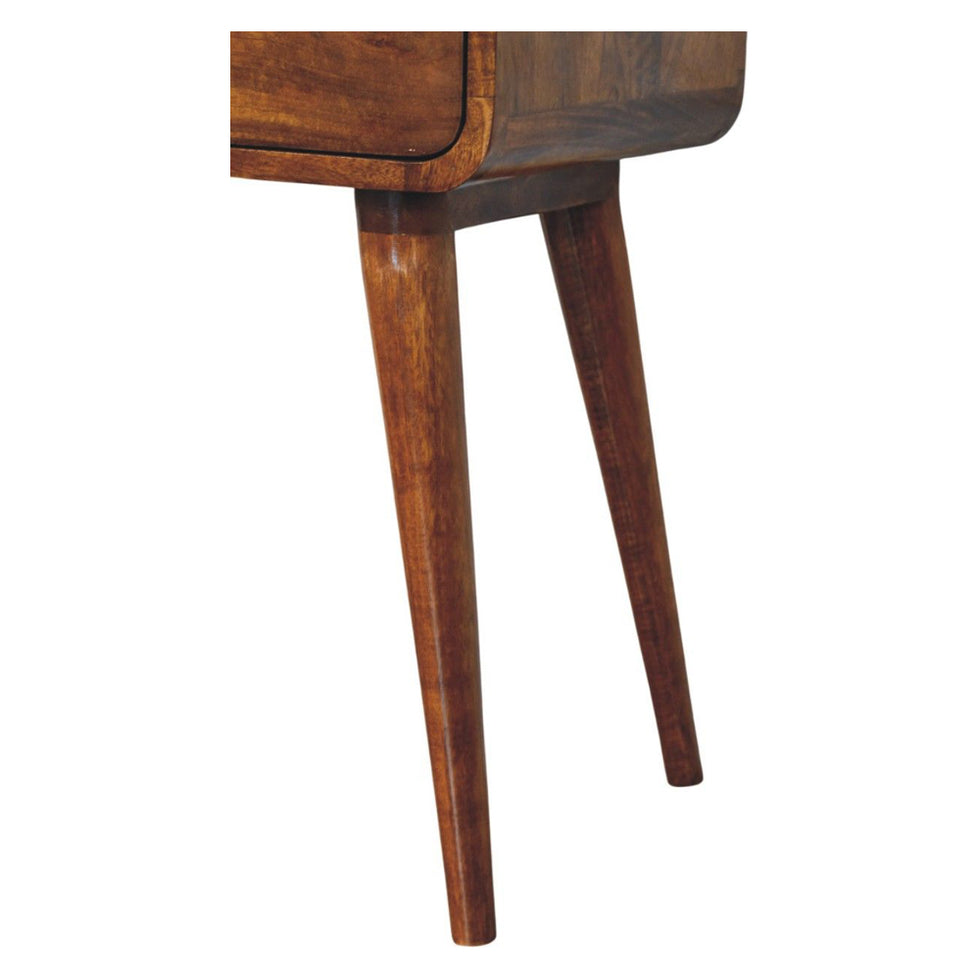 Artisan - Avora Chestnut Nightstand With 1 Drawer