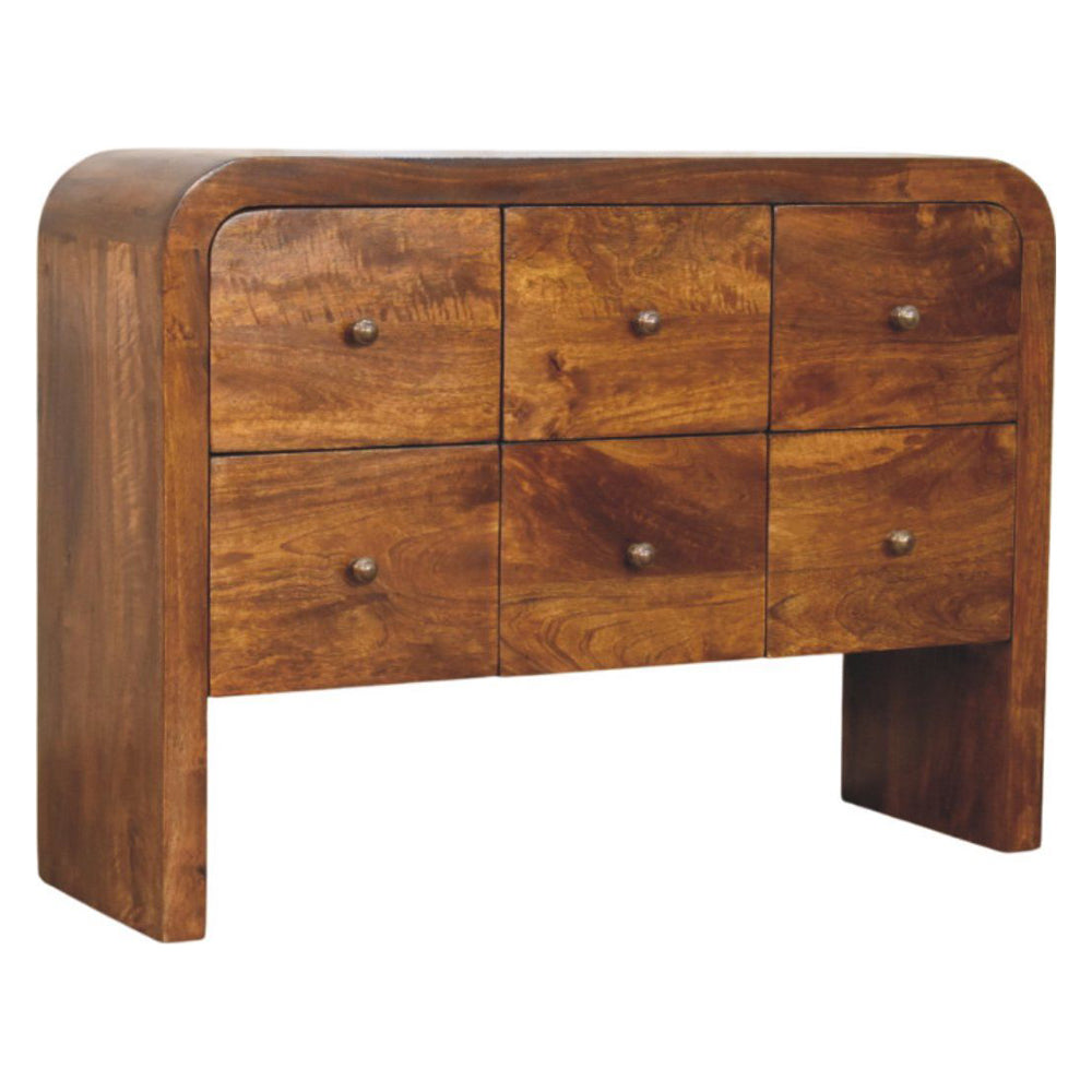 Artisan - Darcy 3 Over 3 Drawer Chest In Chestnut Finish