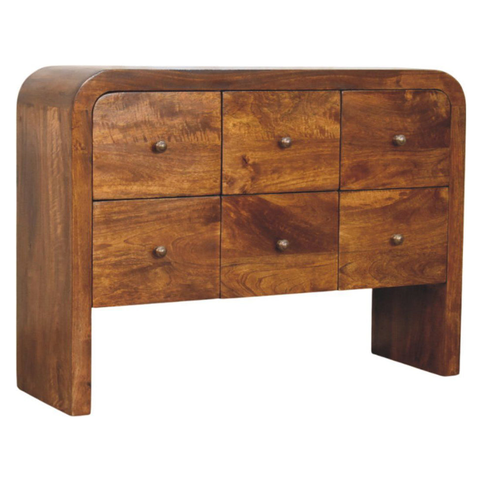 Artisan - Darcy 3 Over 3 Drawer Chest In Chestnut Finish