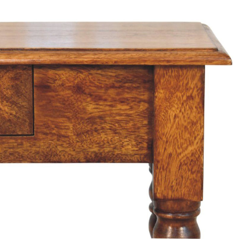 Artisan - Turned Legs 1 Drawer Chestnut Console