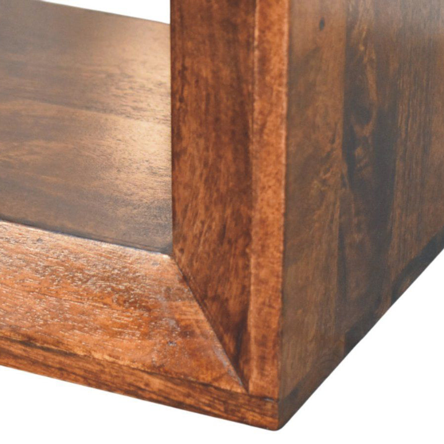 Artisan - Solis Open California Walnut Side Table
