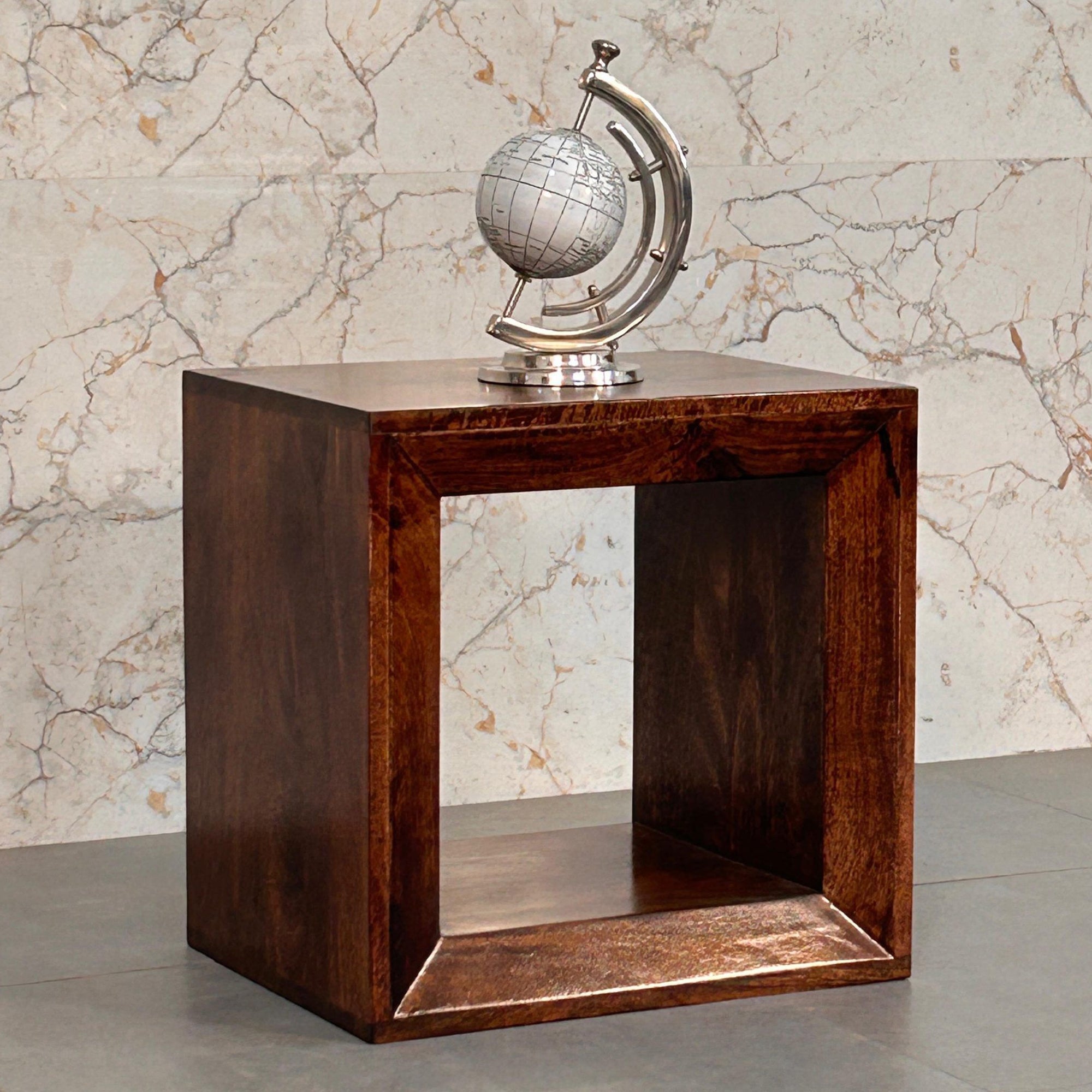 Artisan - Solis Open California Walnut Side Table