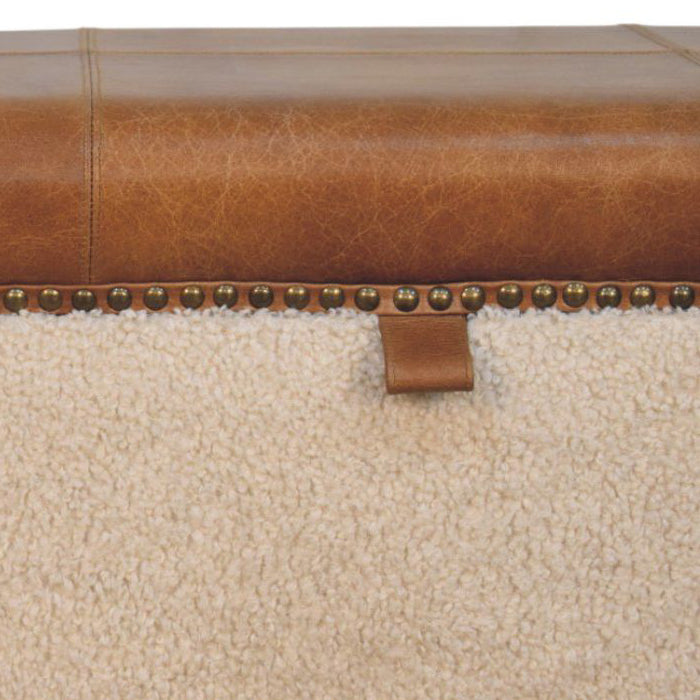 Artisan - Boucle Lid- Up Storage Ottoman
