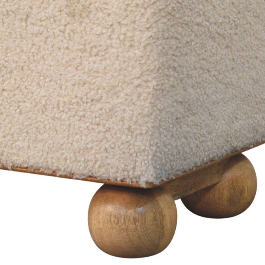 Artisan - Boucle Lid- Up Storage Ottoman