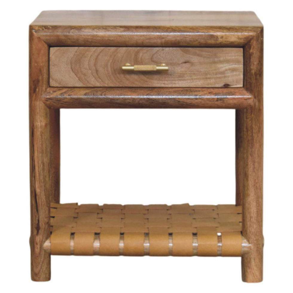 Artisan - Regency Woven Oak-Ish Nightstand With Drawer