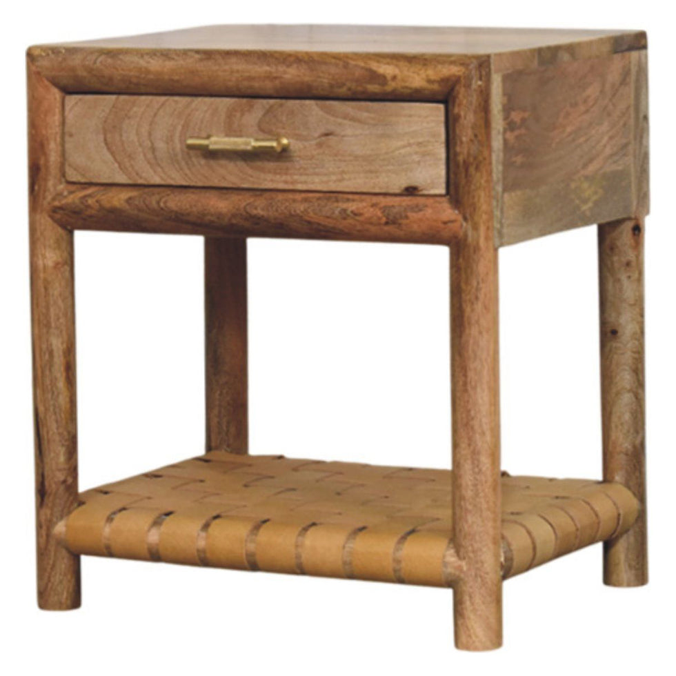 Artisan - Regency Woven Oak-Ish Nightstand With Drawer