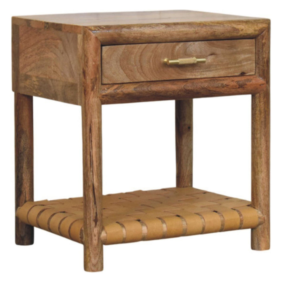 Artisan - Regency Woven Oak-Ish Nightstand With Drawer