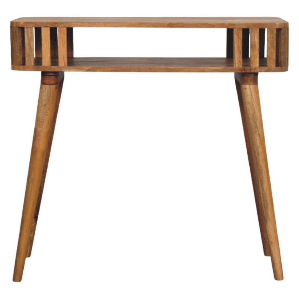 Artisan - Slatted Oak-Ish Console