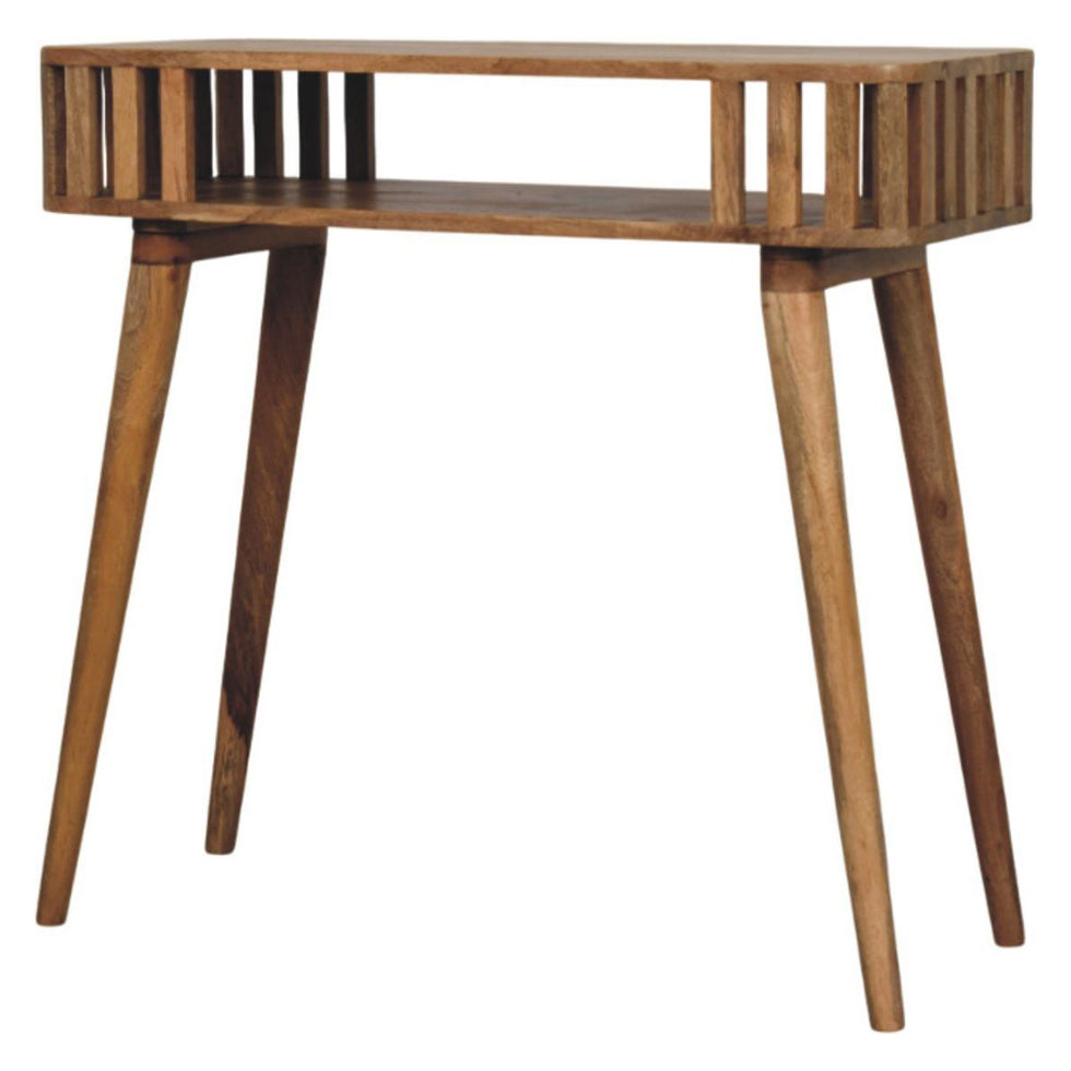 Artisan - Slatted Oak-Ish Console