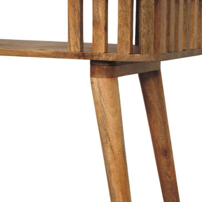 Artisan - Slatted Oak-Ish Console