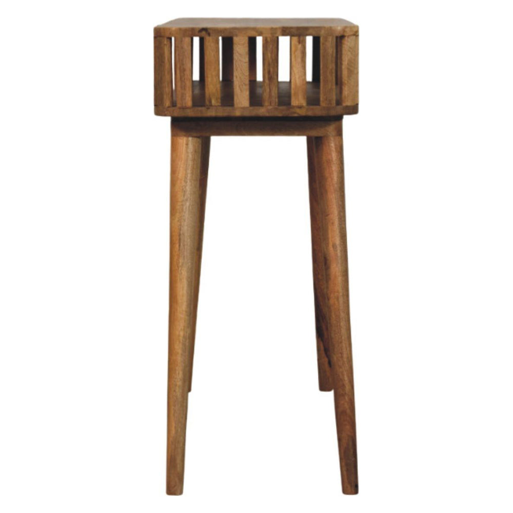 Artisan - Slatted Oak-Ish Console