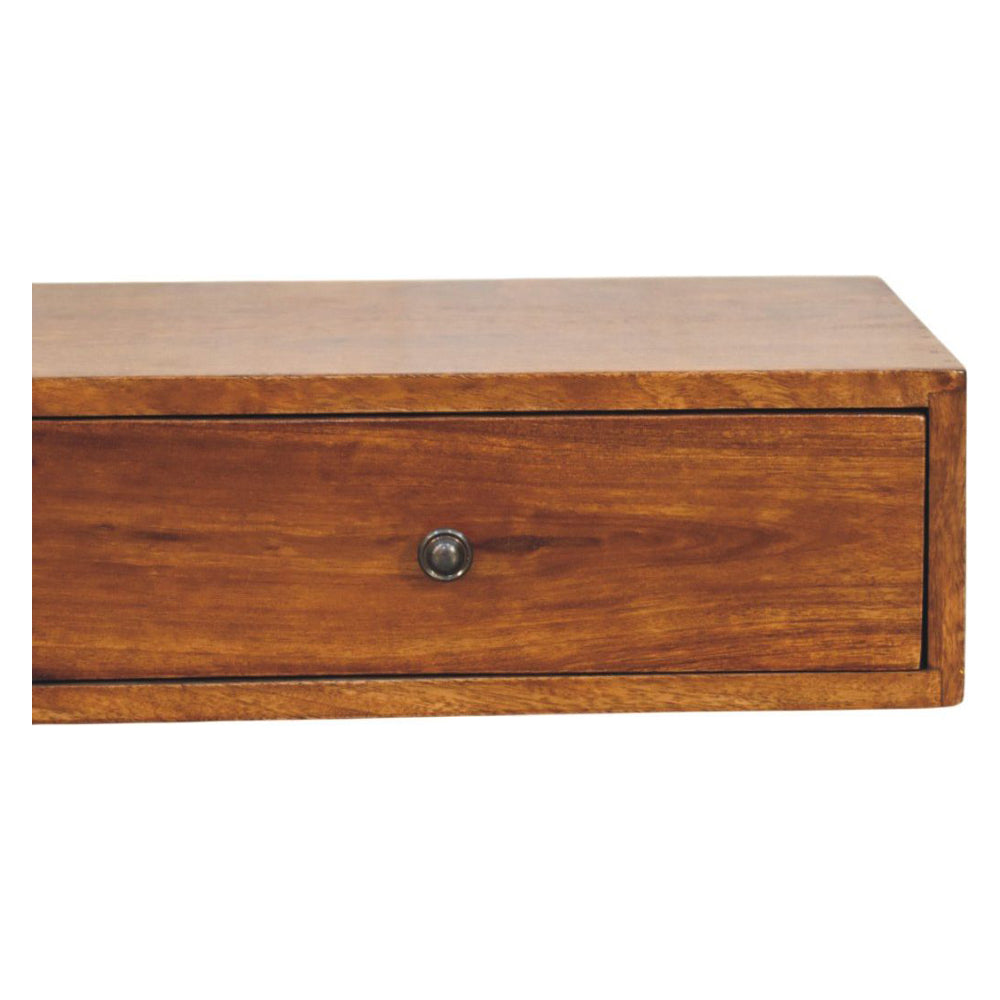 Artisan - Lunar 2 Drawer Chestnut Wall Mounted Console
