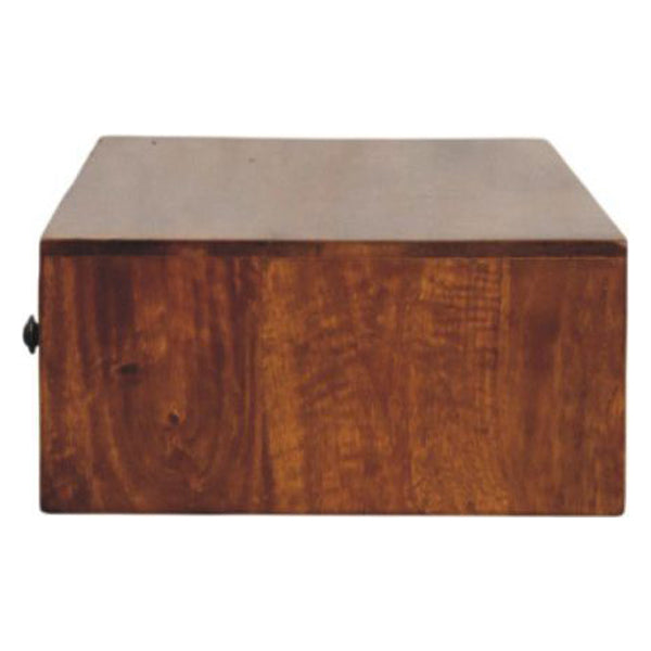 Artisan - Lunar 2 Drawer Chestnut Wall Mounted Console