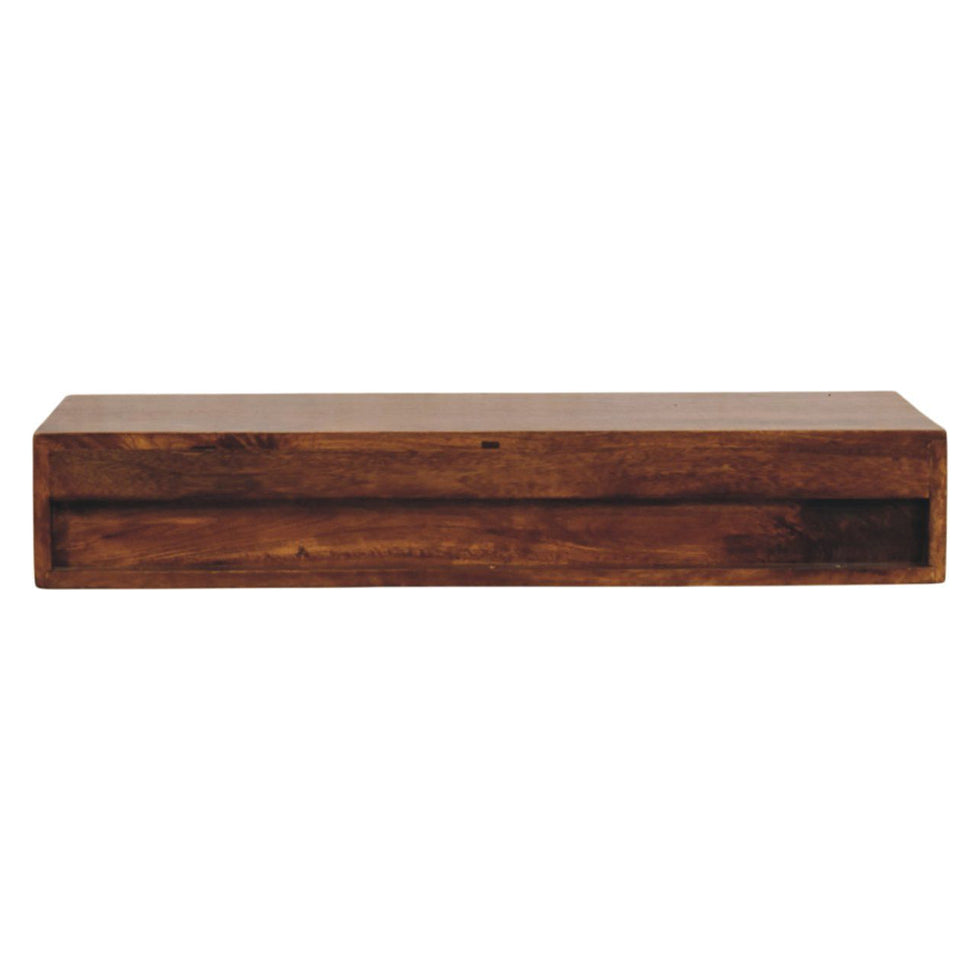 Artisan - Lunar 2 Drawer Chestnut Wall Mounted Console