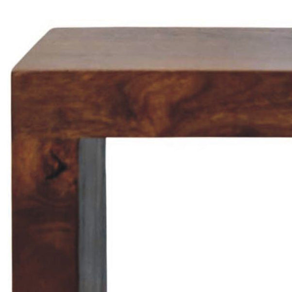 Artisan - Orion Curved Chestnut Media Unit
