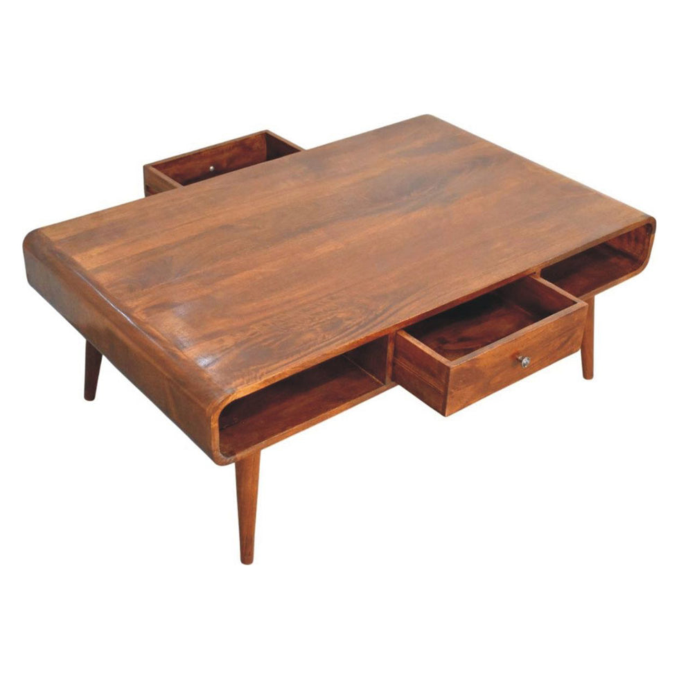 Artisan - Avora 2 Drawer Chestnut Coffee Table