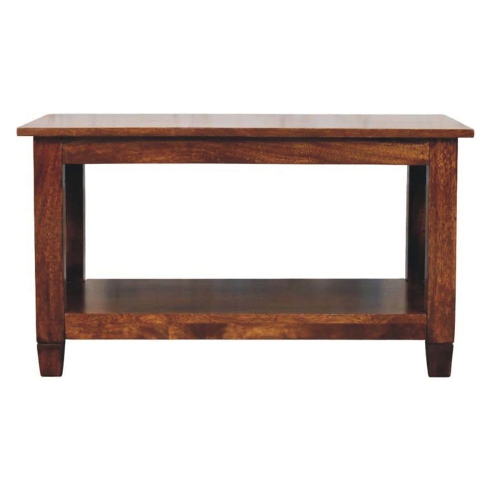 Artisan - Belmont X-Frame Chestnut Coffee Table