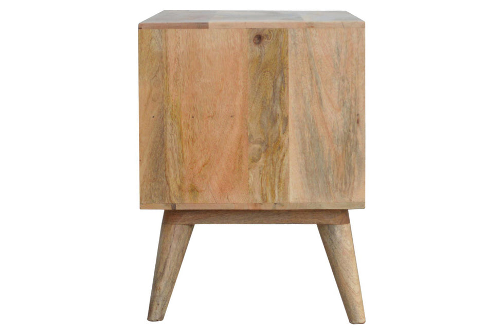 Artisan - Carved Media Unit in Sleek White