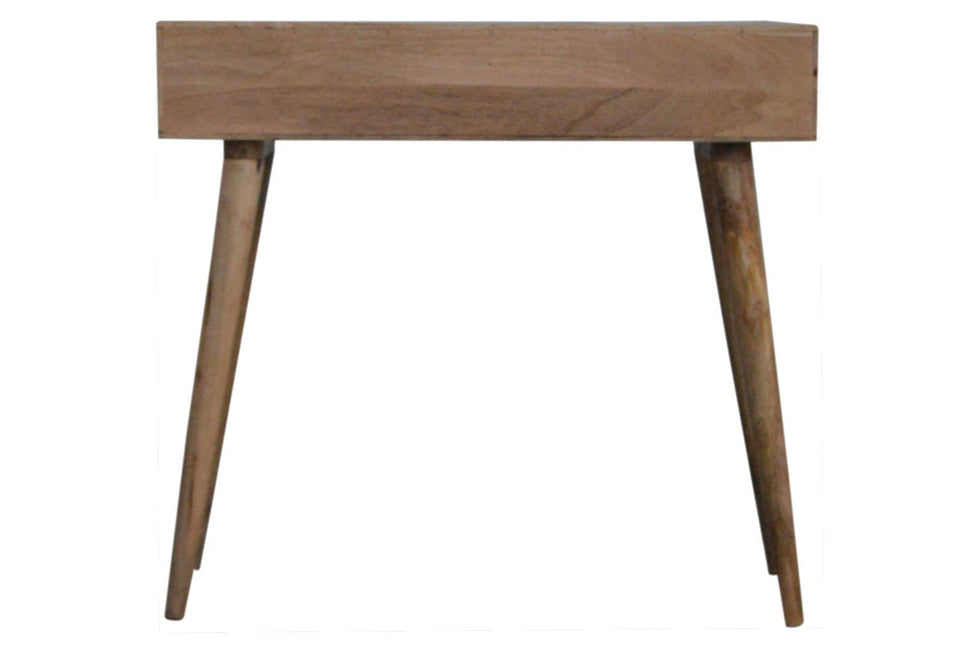 Artisan - Carved Console Table in Sleek White