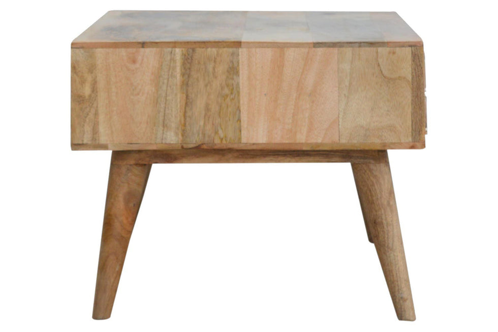 Artisan - Carved Coffee Table in Sleek White