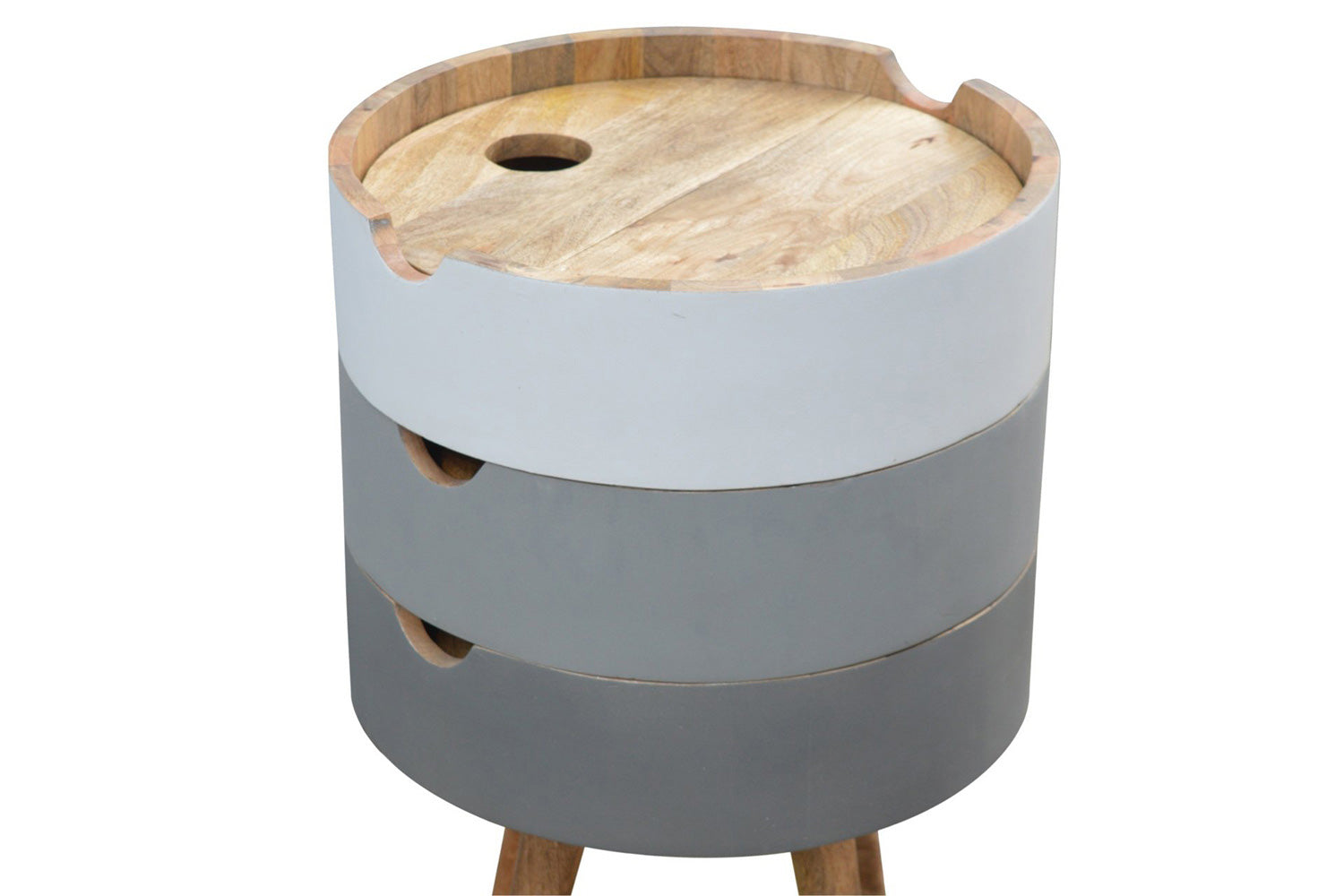 Artisan - Gradient Bedside in Gray