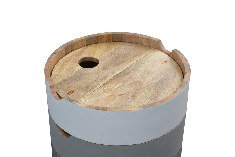 Artisan - Gradient Bedside in Gray