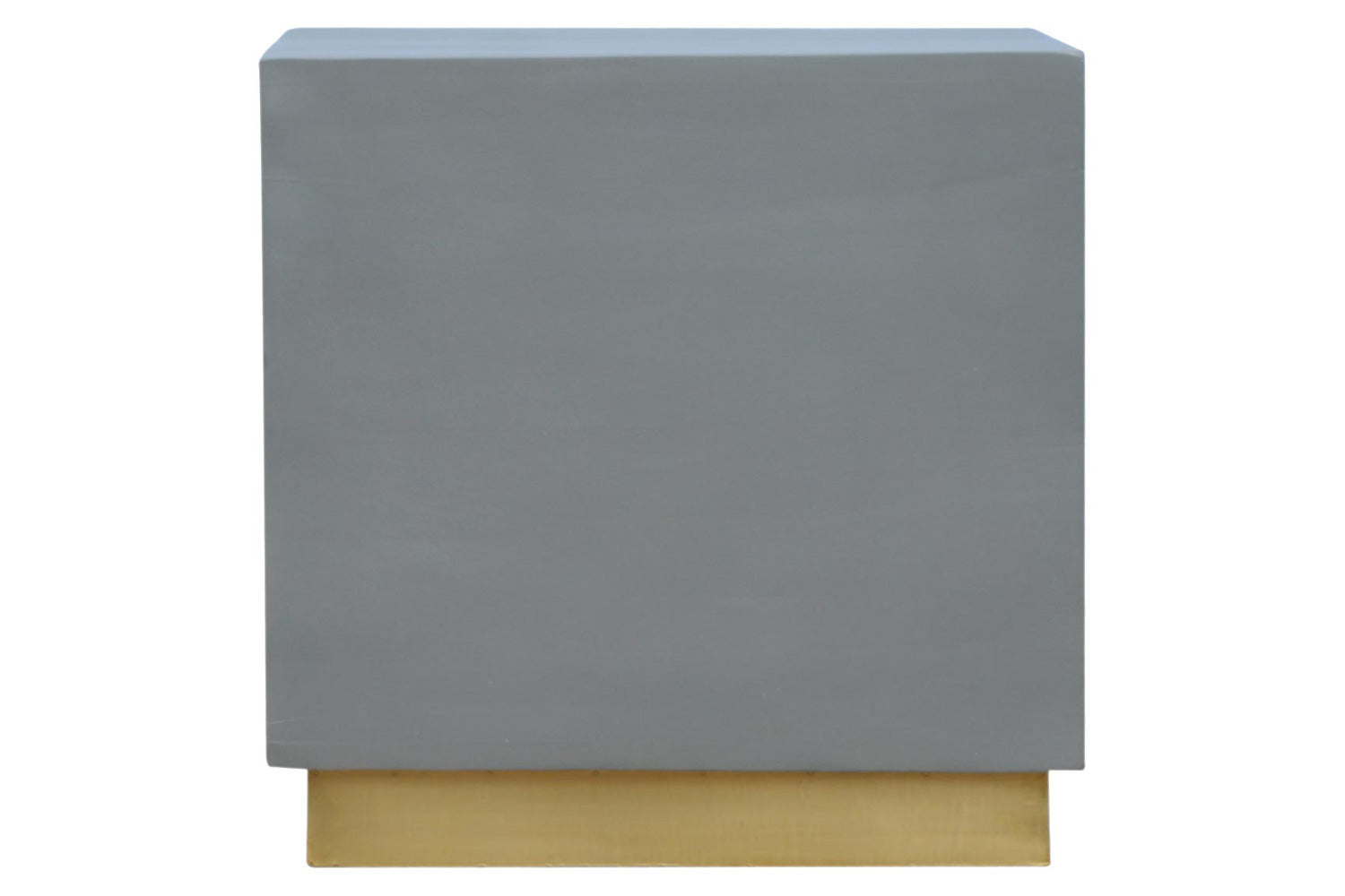 Artisan - Sleek Cement Occasional Footstool