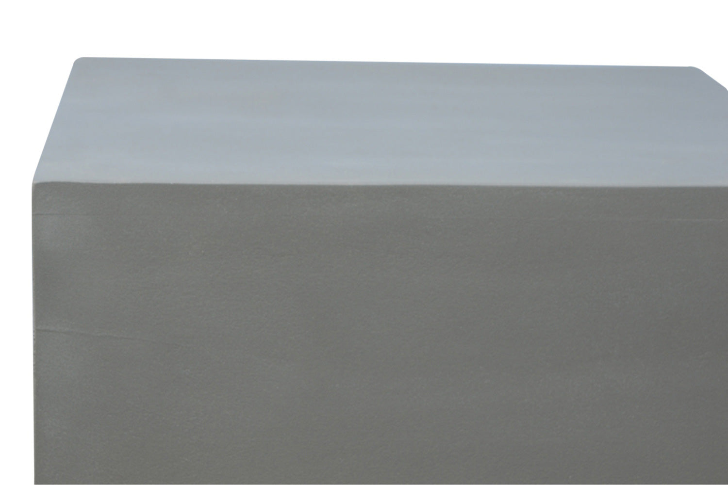Artisan - Sleek Cement Occasional Footstool