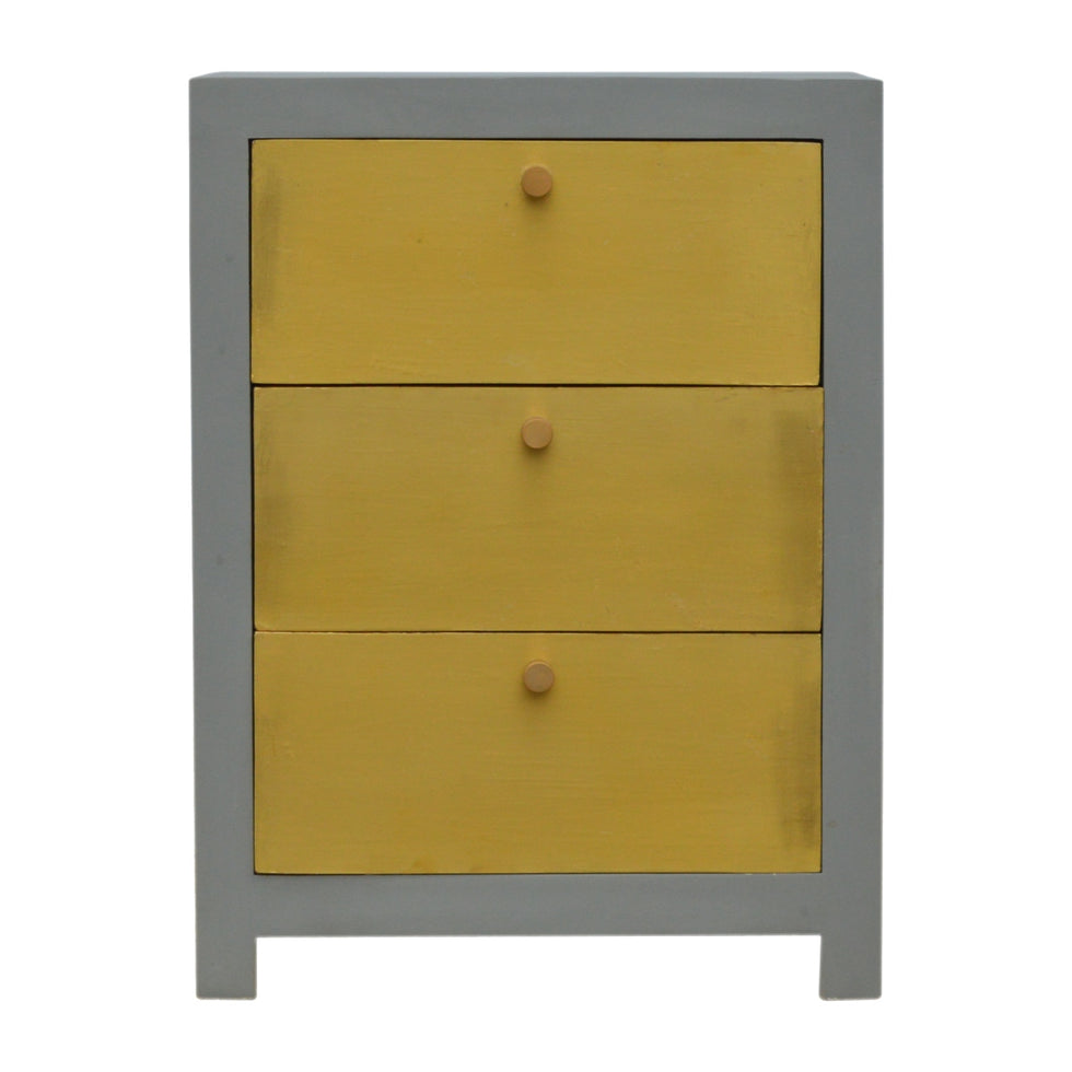 Artisan - Cement Nightstand in Gold