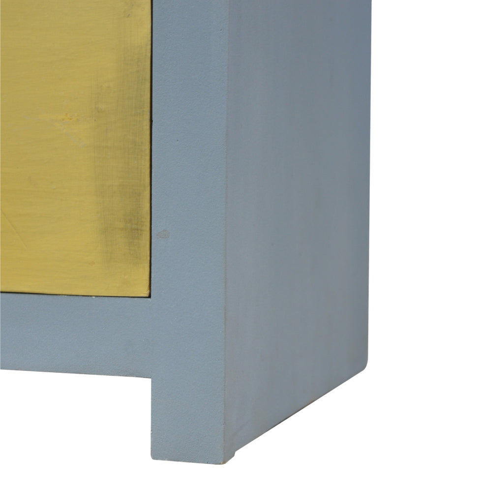 Artisan - Cement Nightstand in Gold