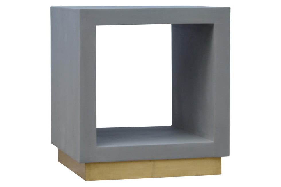 Artisan - Cement Cube Open Bedside