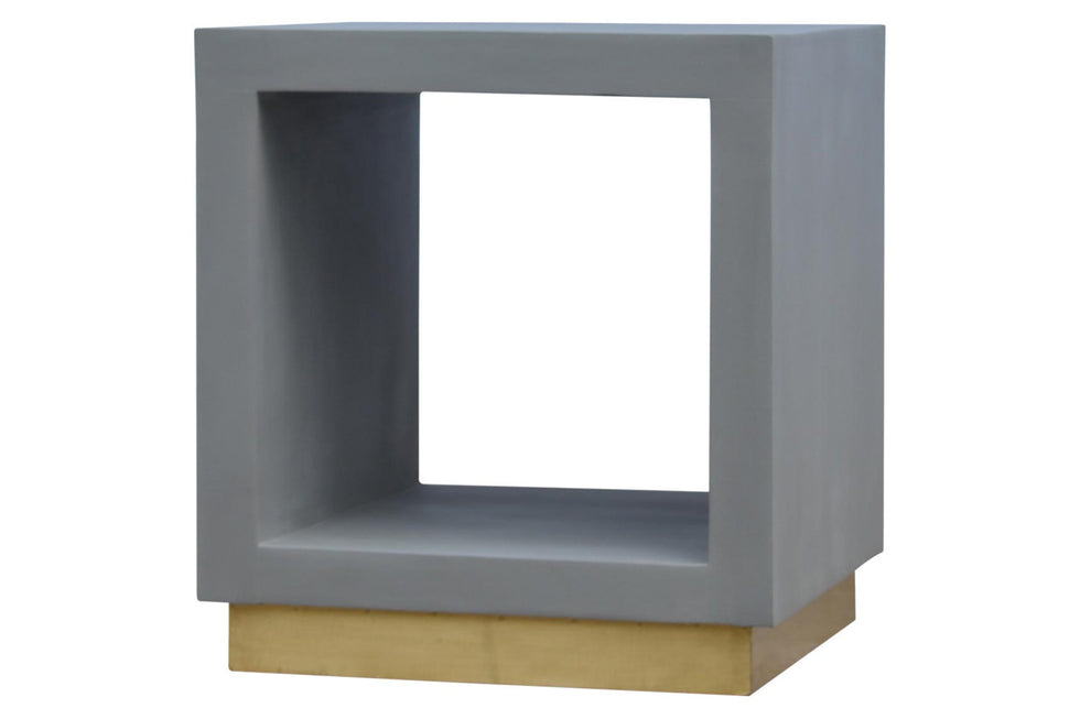 Artisan - Cement Cube Open Bedside