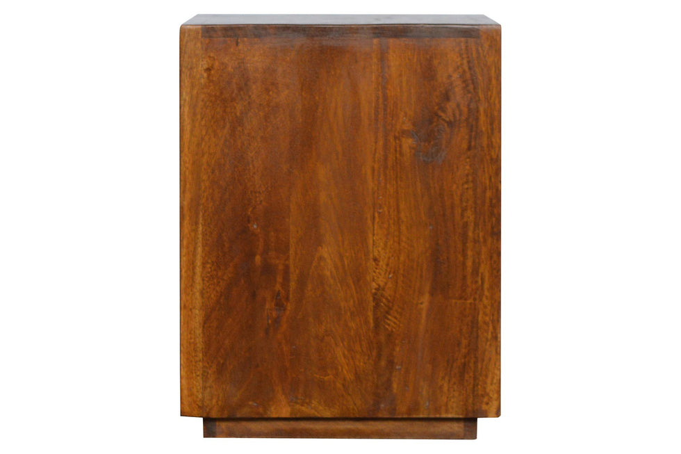 Artisan - Bedside with Gold Bar in Chestnut