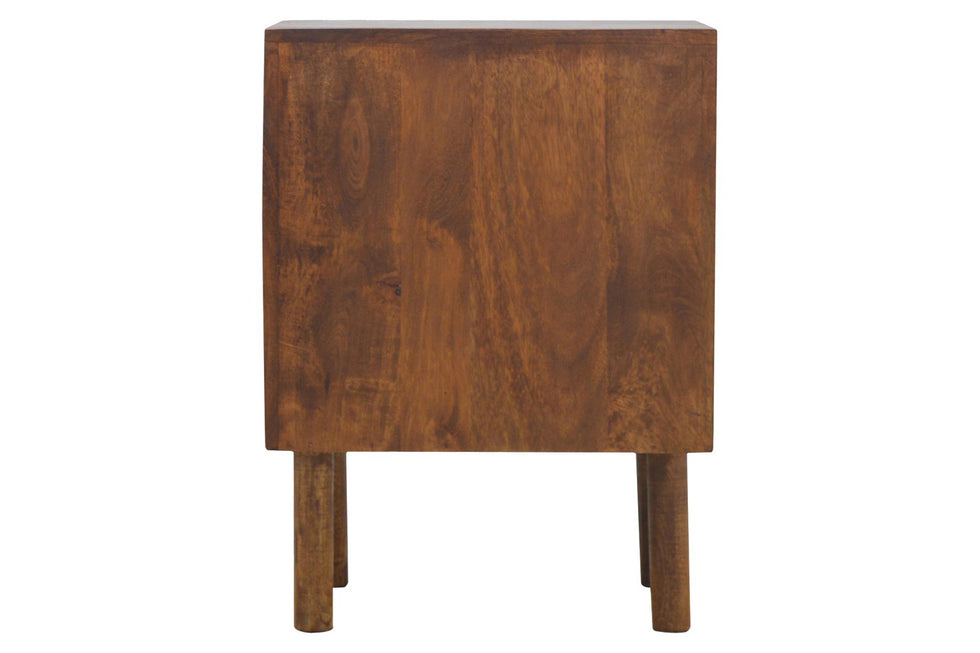 Artisan - 2 Drawer Nightstand with Oak Wood Drawer Fronts