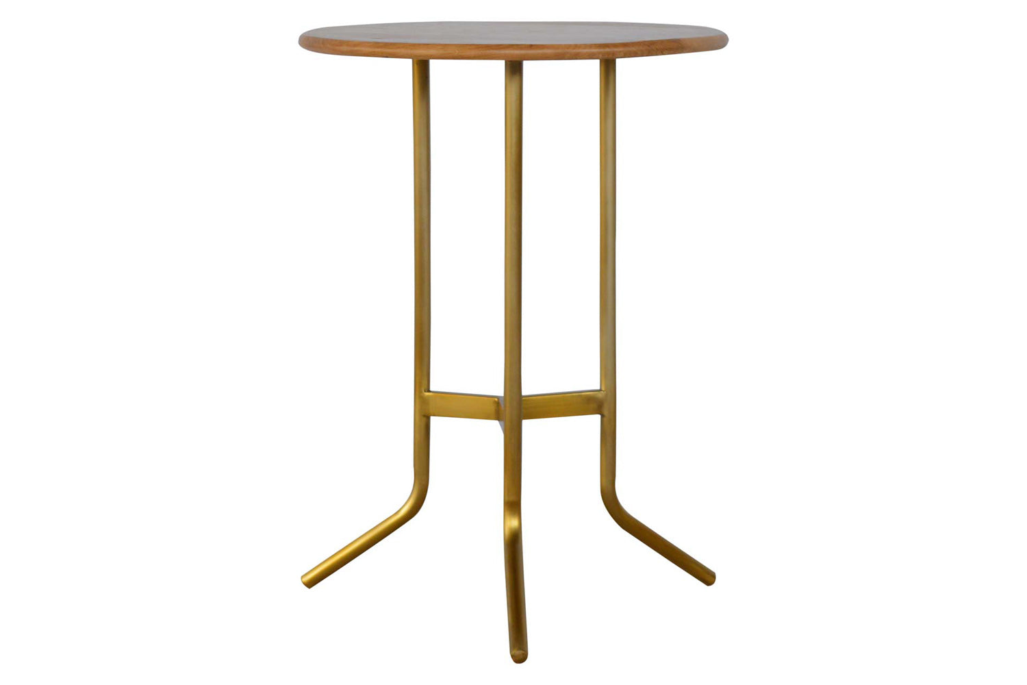 Artisan - Caramel Tea Table with Gold Base