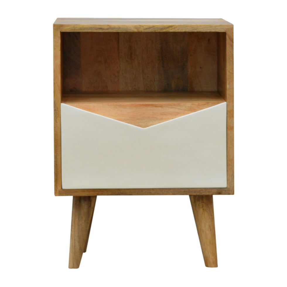 Artisan - Envelope Nightstand in White