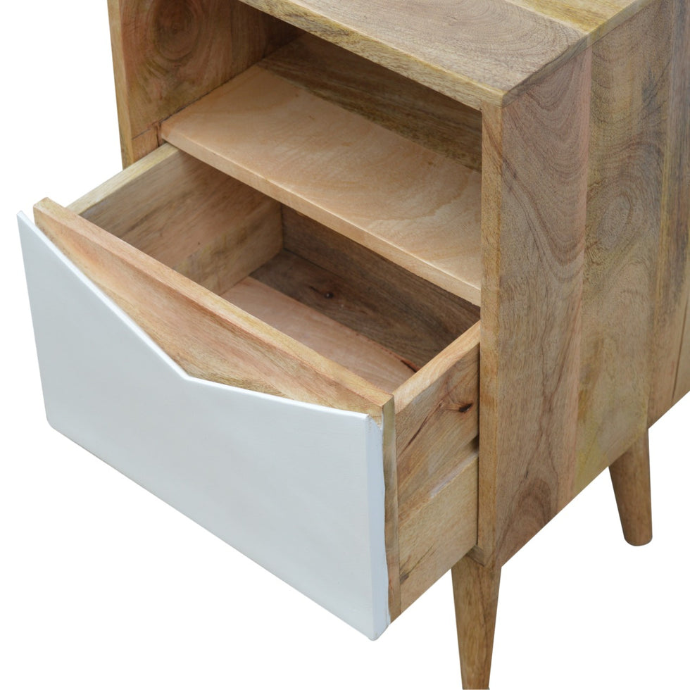 Artisan - Envelope Nightstand in White
