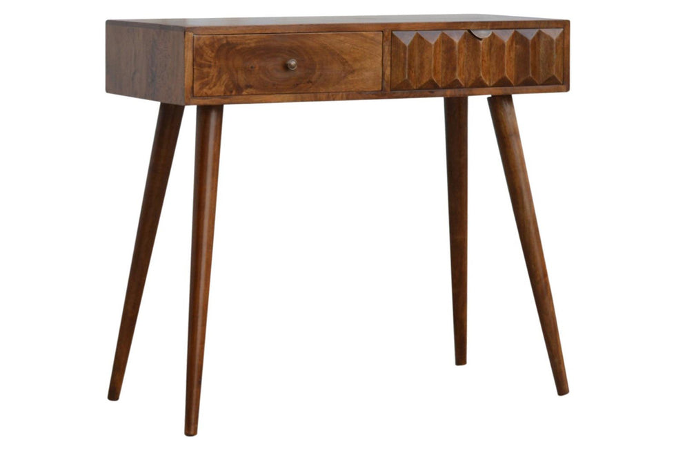 Artisan - Prism Console Table in Chestnut