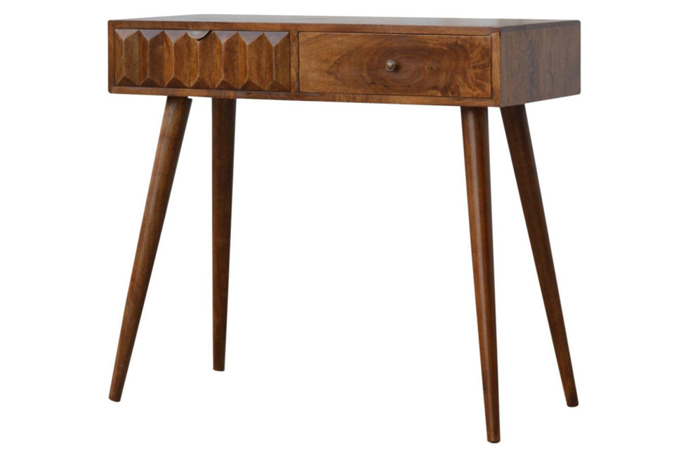 Artisan - Prism Console Table in Chestnut