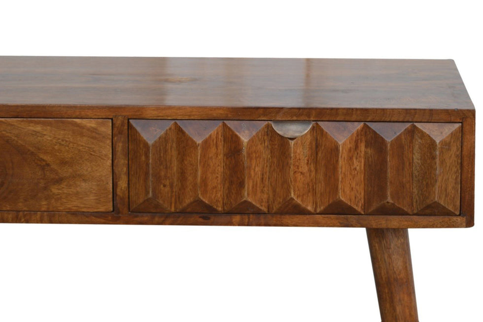 Artisan - Prism Console Table in Chestnut