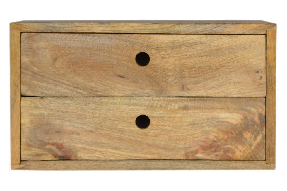 Artisan - Oak-ish Wall Mounted Bedside