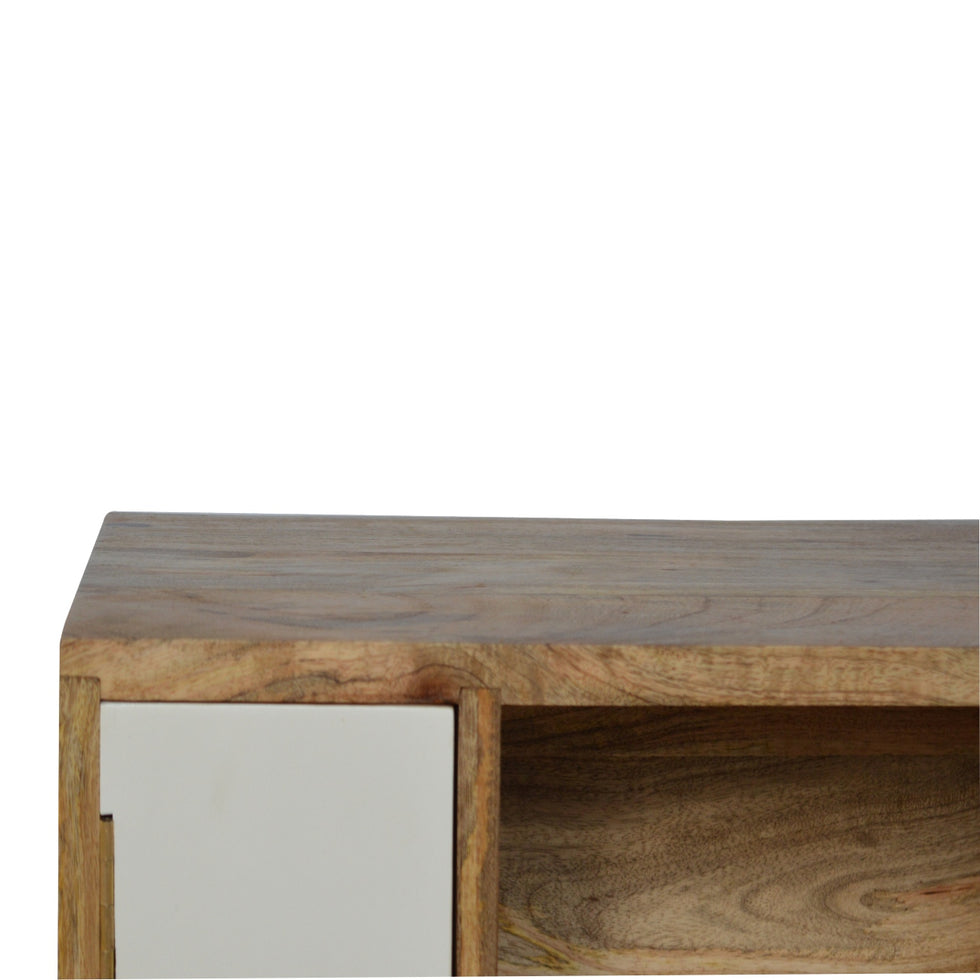 Artisan - Solid Wood Tripod Nightstand in Oak-Ish