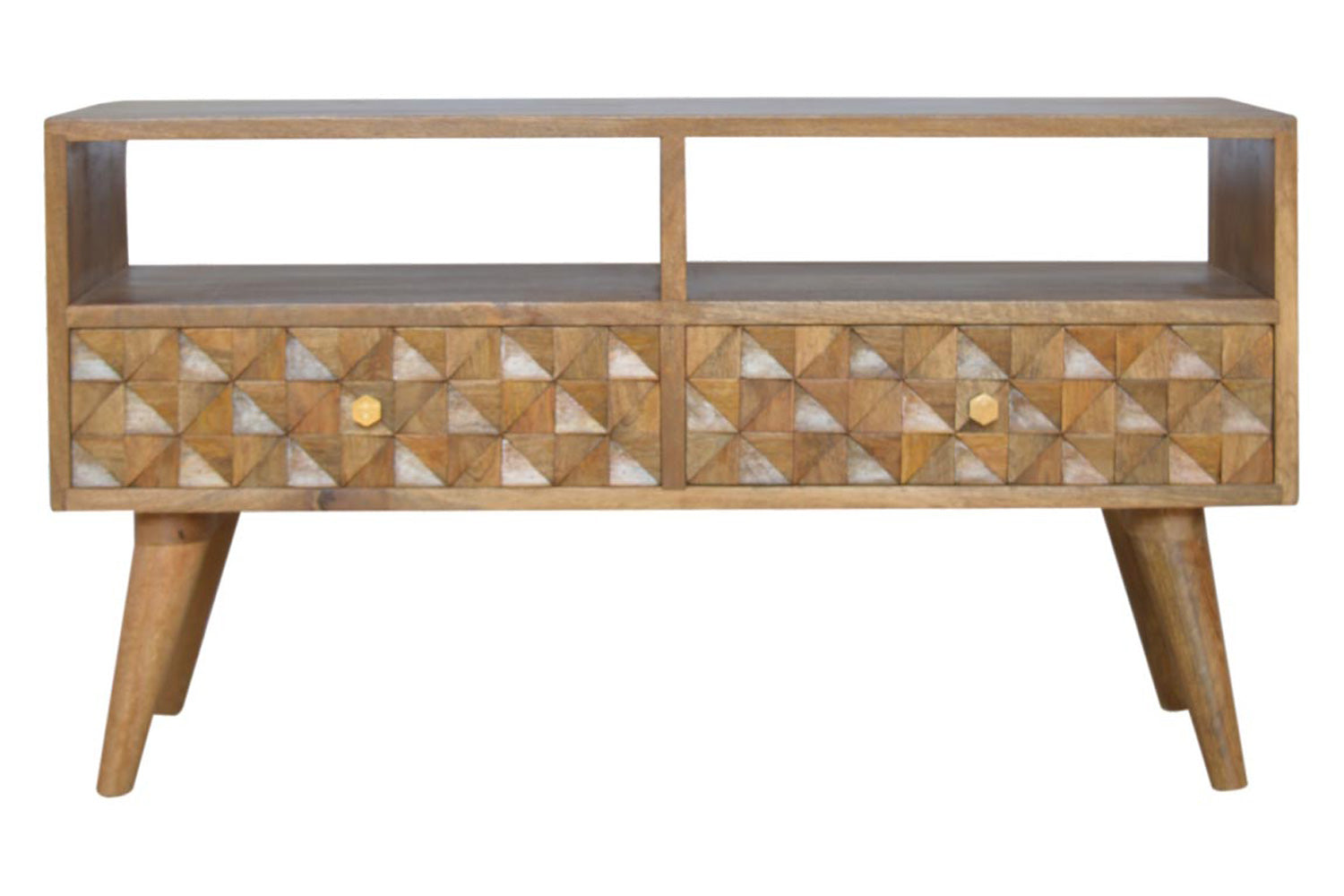 Artisan - Diamond Carved TV Unit
