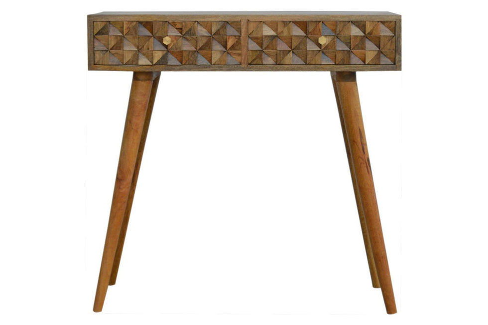 Artisan - Diamond Carved Console Table
