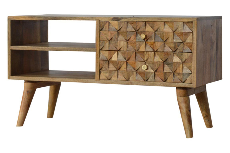 Artisan - Diamond Carved Media Unit